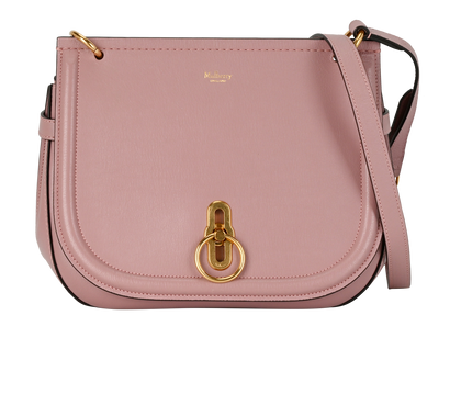 Medium Amberley, &pound;420, Handbags, Pink, Leather, Front view